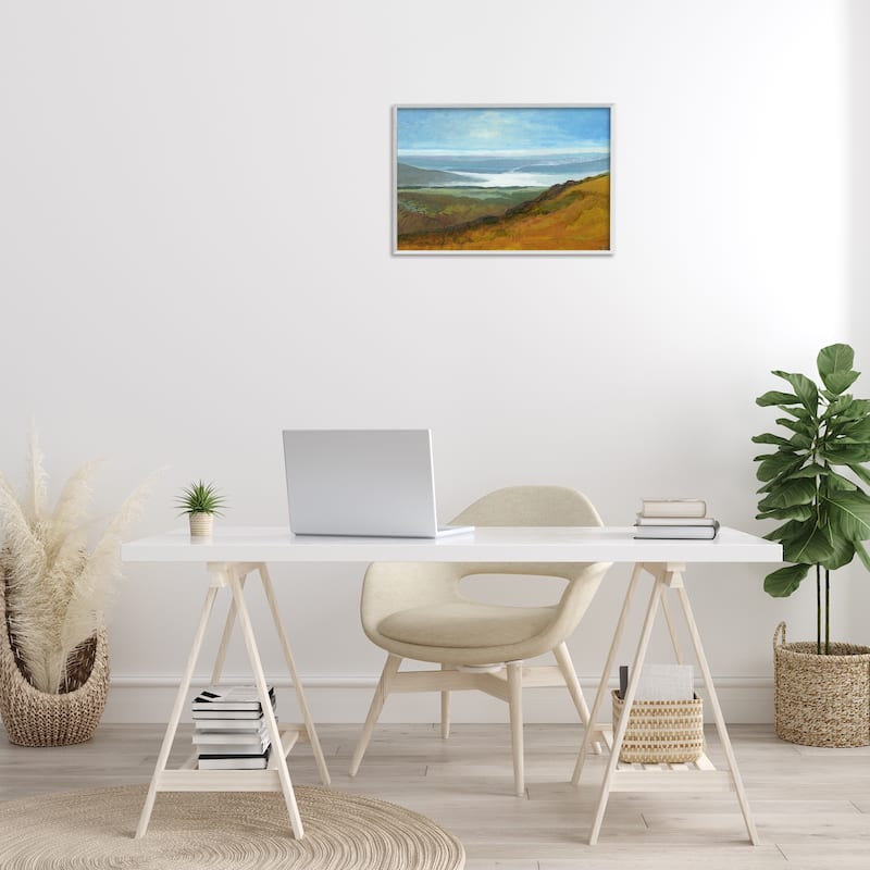 Stupell Vast Serene Hills Framed Giclee Art Design By Dita Jacobovitz