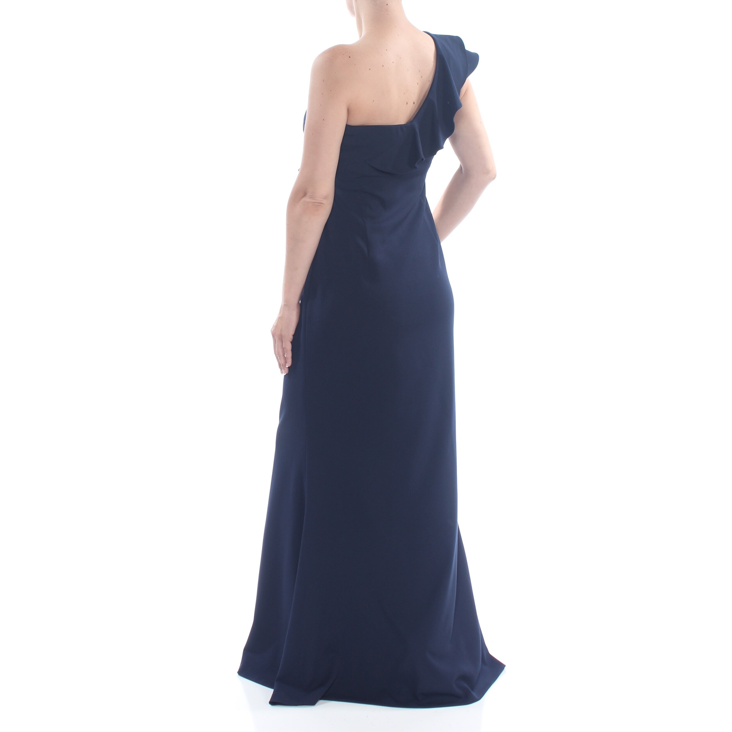 calvin klein navy blue long dress