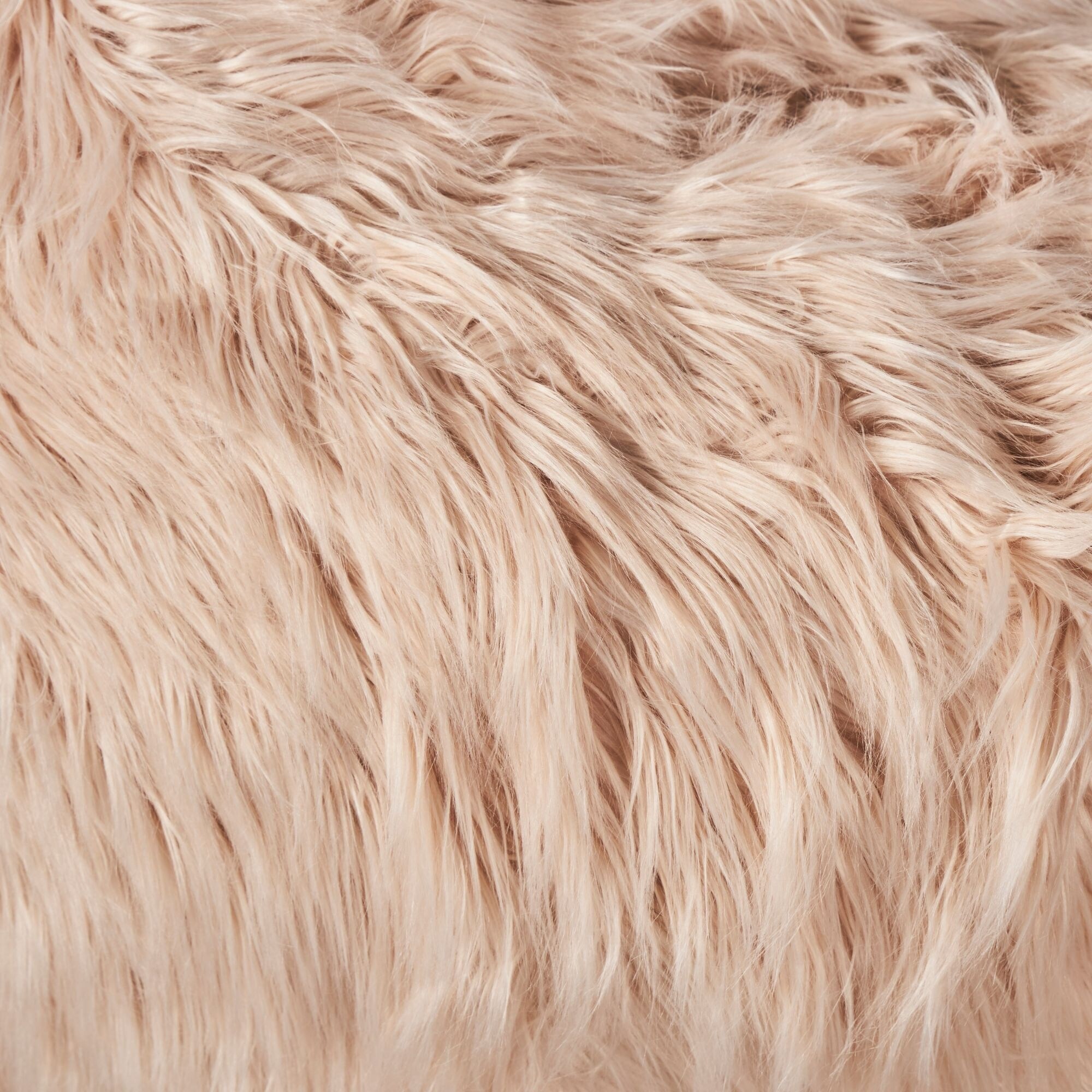 54 Pastel Pink Contemporary Oversized Furry Bean Bag Chair Overstock 30350715