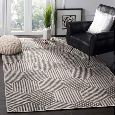 SAFAVIEH Handmade Mirage Stelijana Modern Abstract Viscose Rug