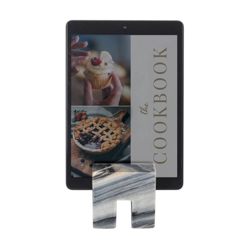 Contemporary Marble Cookbook Stand