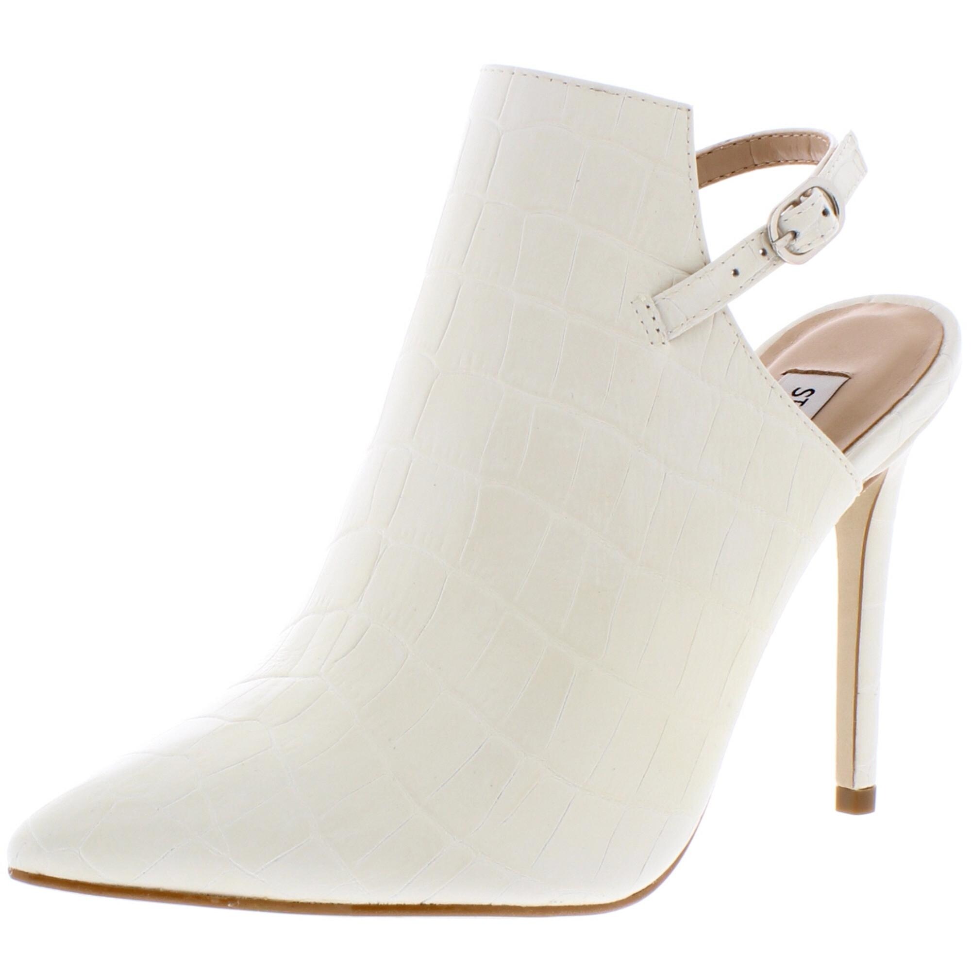iconic white heels