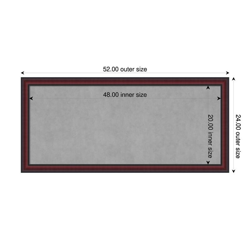 Amanti Art Dalat Black Framed - 52 x 24 in - Dalat Cherry