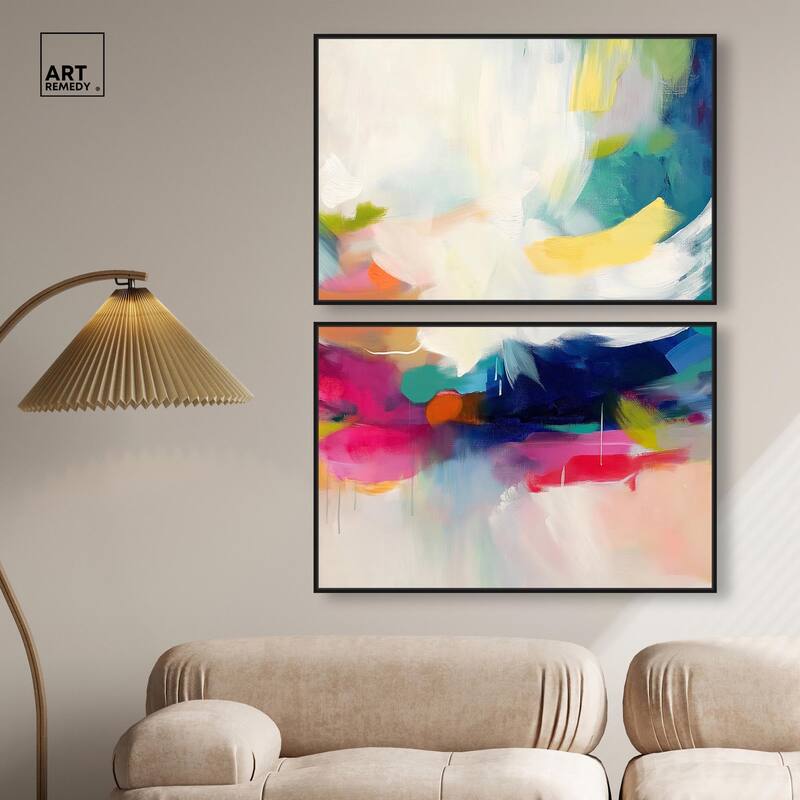 Riot of Color III Canvas Set of 2 by Art Remedy
