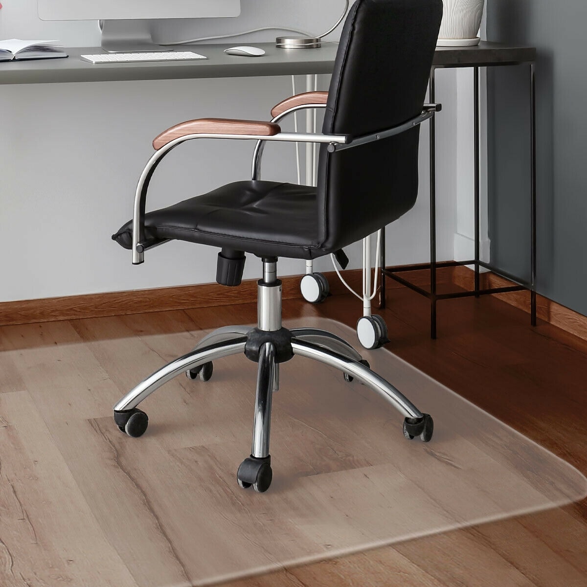 Shop Costway 47 X 59 Pvc Chair Floor Mat Home Office Protector