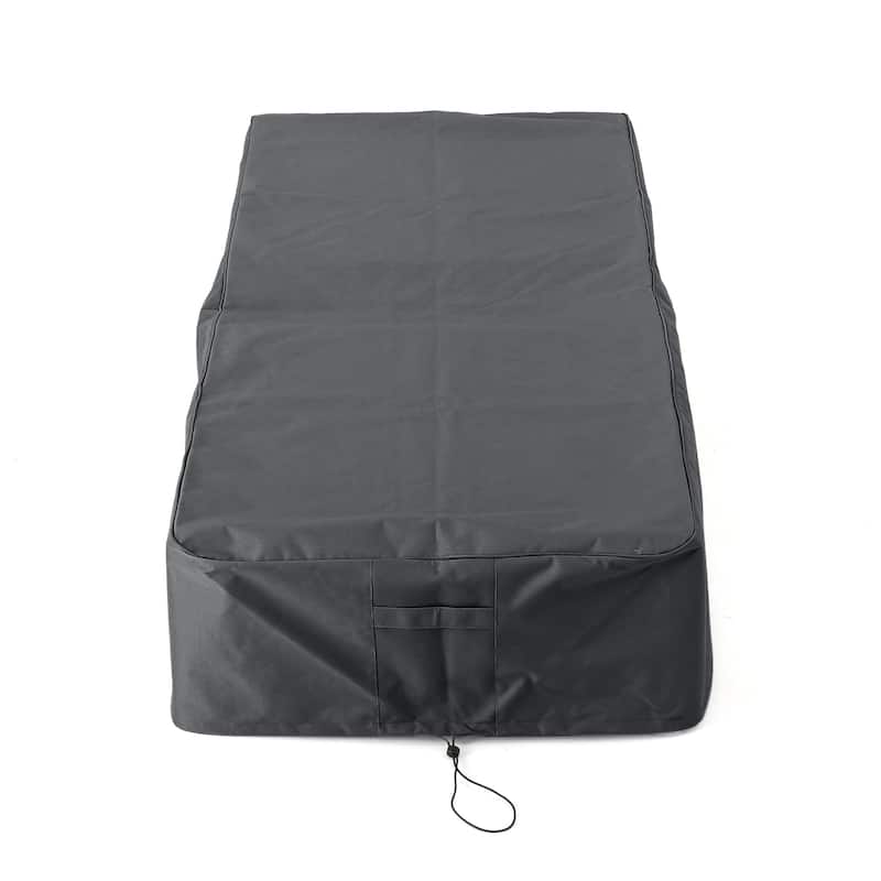 Shield Outdoor Chaise Lounge Cover (Set of 2) by Christopher Knight Home