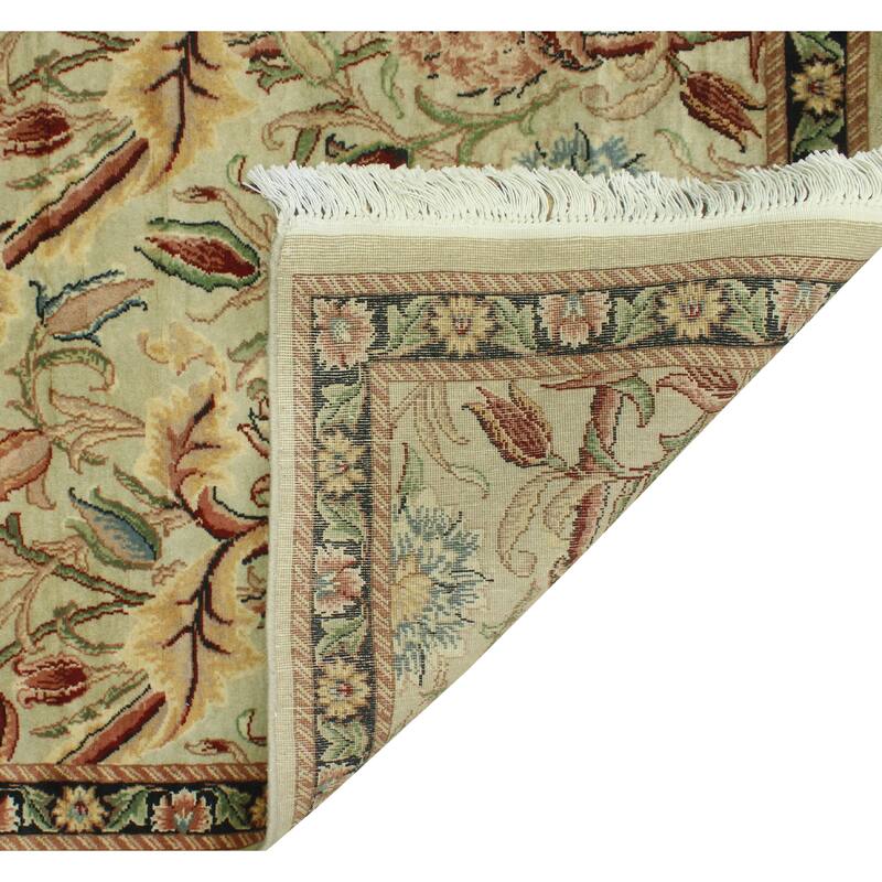 Pak-Persian Naveed Beige/Black Runner - 2'5" x 8'1"