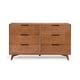 preview thumbnail 12 of 34, Plank and Beam Haven 6-Drawer Dresser with Drawer Pull Handles