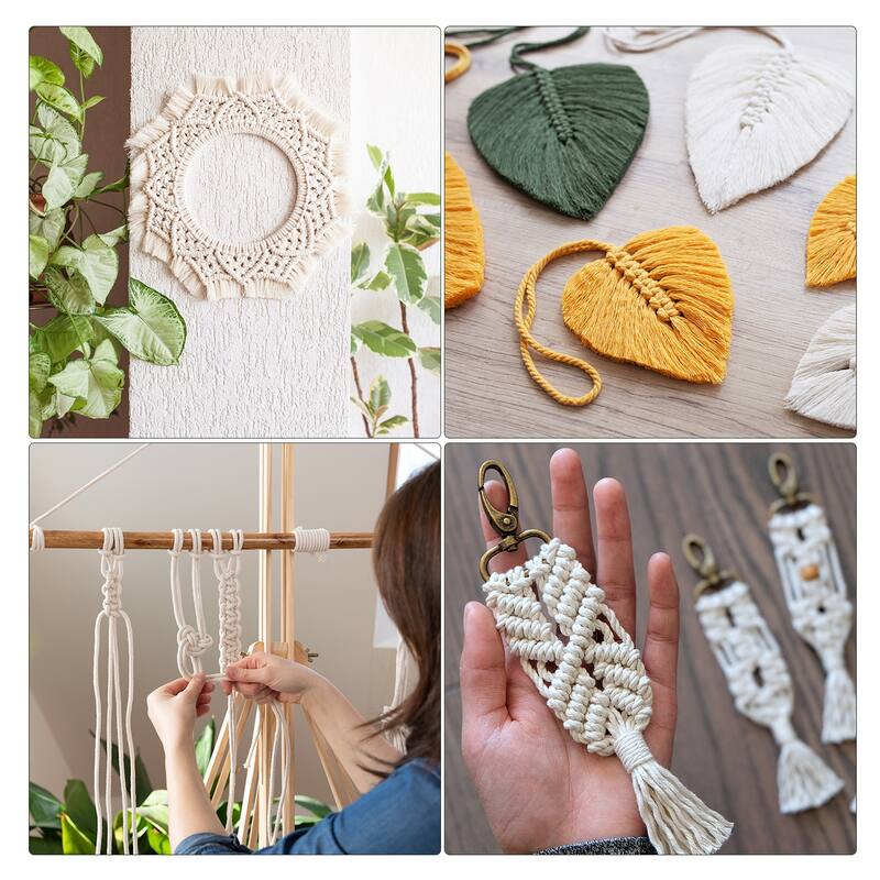 Twine Packing String Wrapping Cotton Twine Ropes for Gift, Christmas