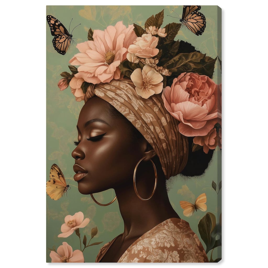 Dream Butterfly Passion Canvas by Art Remedy, Gallery Wrapped