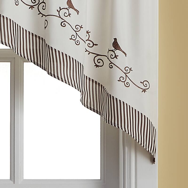 CHF Birds Valance, Swag & Tier Pair Curtain Collection