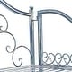 preview thumbnail 7 of 53, SAFAVIEH Amaris Victorian Wrought Iron 4-Tier Outdoor Bakers Rack. - 25" W x 15" D x 63" H