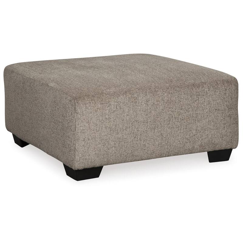 Ballinasloe Oversized Ottoman - Platinum