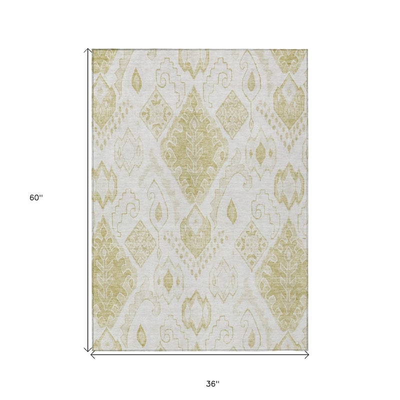 HomeRoots Moroccan Transitional Rectangle Outdoor Rug