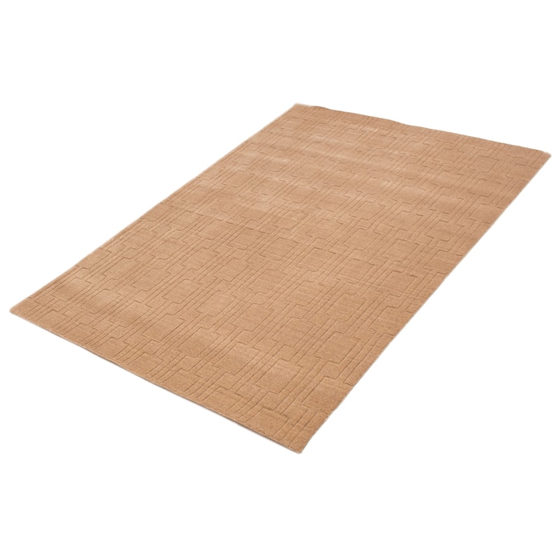 Kashkuli Gabbeh Tan Rug 6'8" x 9'4" - 6'8 x 9'4