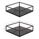 preview thumbnail 3 of 4, Kate and Laurel Lintz Modern Corner Shelf Set - 2 Piece