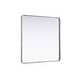 preview thumbnail 1 of 9, Elegant Lighting MR8A4242 Remy 42" Square Flat Medium Density Silver