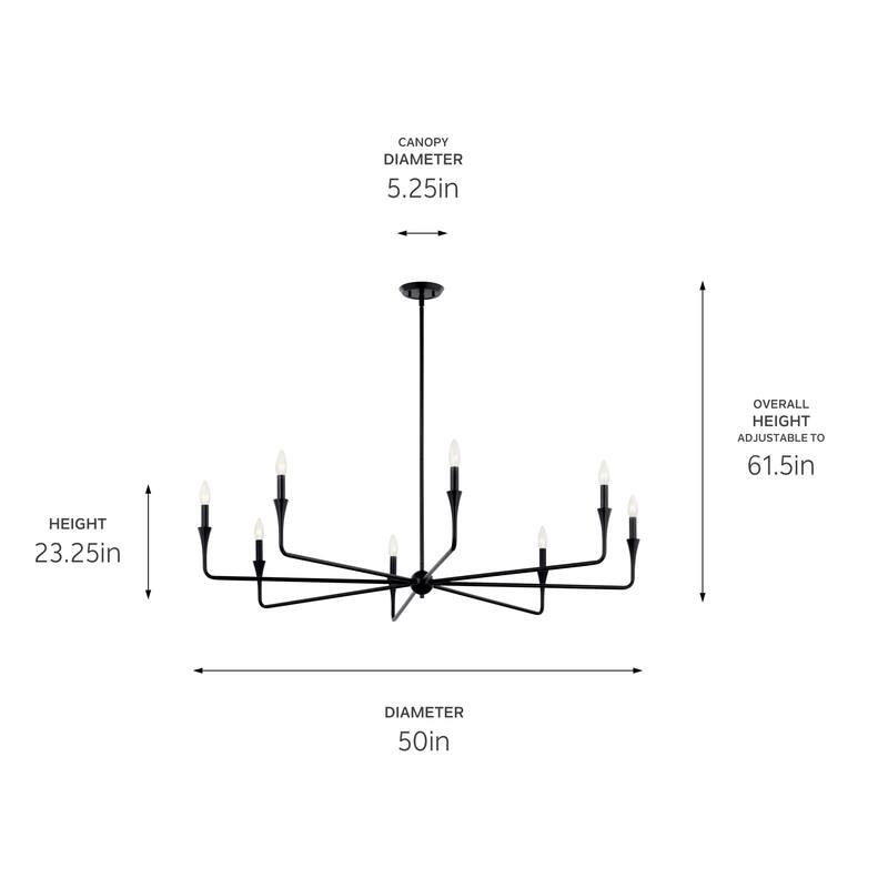 Kichler Lighting Alvaro Candle Chandelier