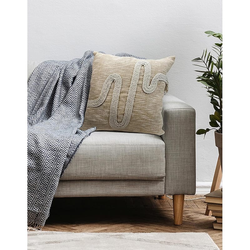 JoJo Fletcher Set of 2 20" x 20" Cotton Decorative Pillow Covers - Style 6