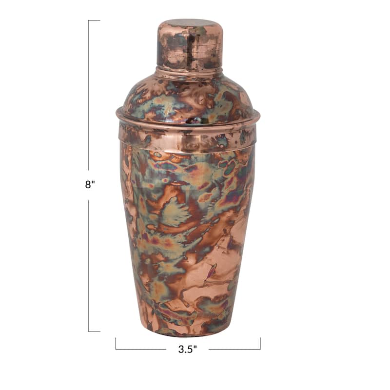Oxidized Stainless Steel Cocktail Shaker