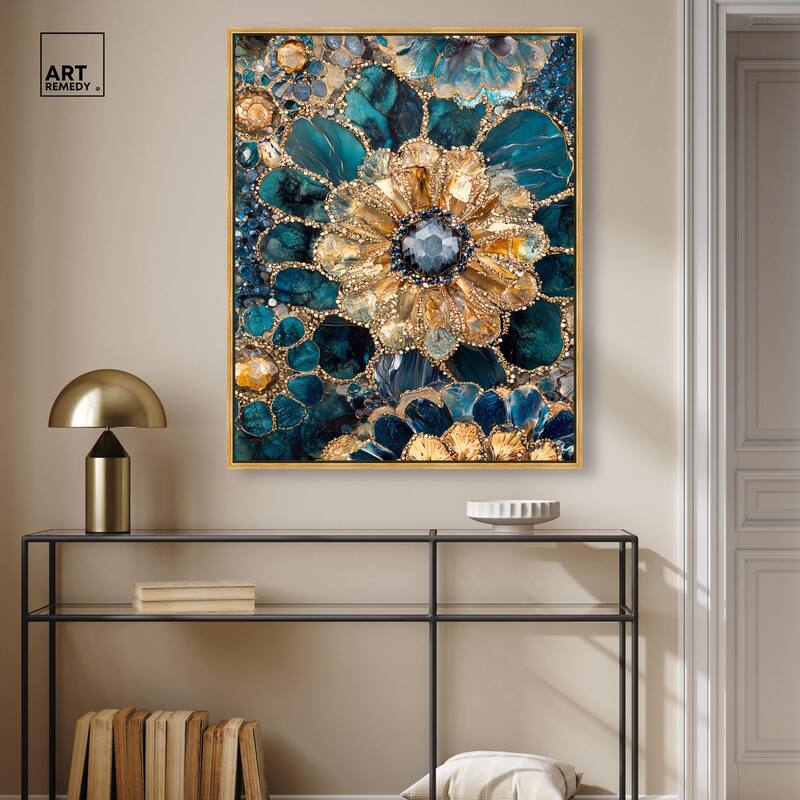 Opulent Geode IV Canvas by Art Remedy