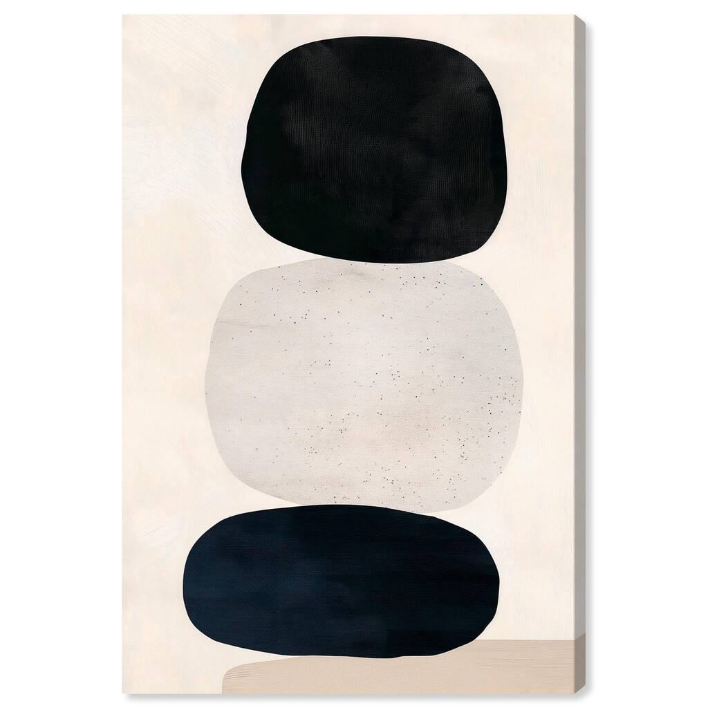 Pebble Pillars I Canvas by Art Remedy, Gallery Wrapped