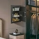 preview thumbnail 10 of 8, Costway 0.8CF Digital Flat Recessed Wall Safe Home Security Lock Gun