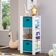 preview thumbnail 27 of 32, RiverRidge Kids Bookshelf and Toy Organizer Tower with 3 Cubbies and 6 Bookracks for Playroom, Nursery, and Reading Nook