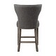 preview thumbnail 4 of 5, Uttermost Arnaud 20 1/2 Inch Wide Wood Frame Kitchen Stool with