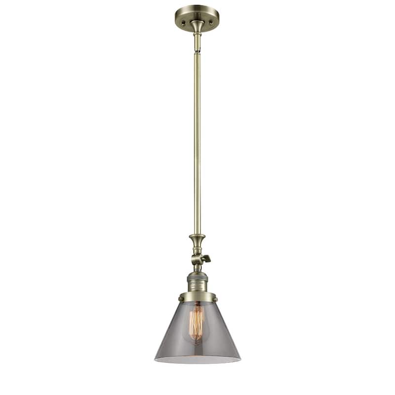 Innovations Lighting Large Cone 8" Wide Adjustable Mini Pendant