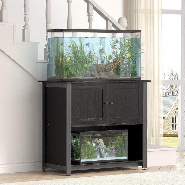 40-50 Gallon Fish Tank Stand with Cabinet - Bed Bath & Beyond - 38464990