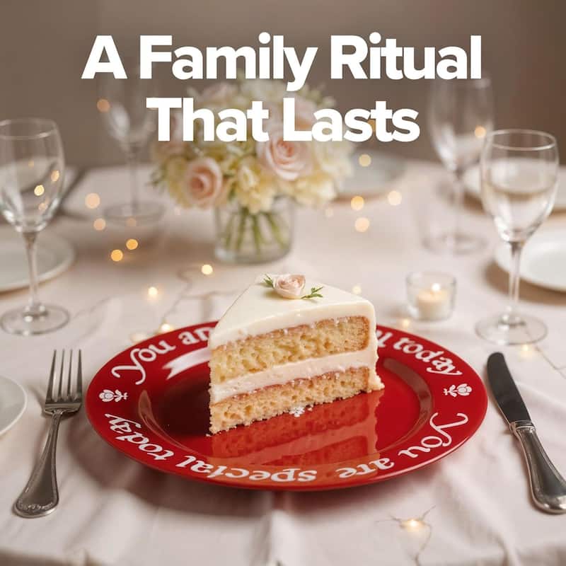 Waechtersbach You Are Special Today Red Plate