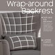 preview thumbnail 25 of 65, HOMYKA Modern Wingback Arm Chair Upholstered Accent Chair Set of 2