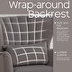 preview thumbnail 47 of 65, HOMYKA Modern Wingback Arm Chair Upholstered Accent Chair