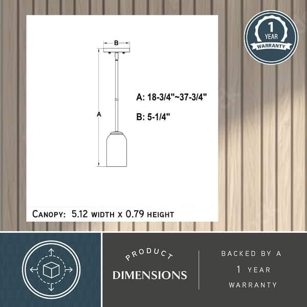 Shelby Gold Brass Transitional Mini Pendant Ceiling Light White Glass - 5.25-in W x 6.75-in H x 5.25-in D