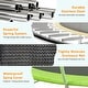 preview thumbnail 8 of 6, Trampolines with Safty Enclosure Recreational Trampolines