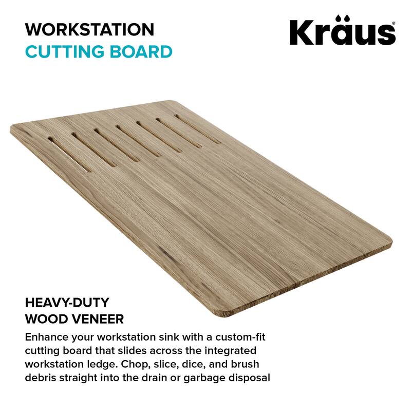 Kraus Kore Wood Composite 16-7/8" x 11" Cutting Board