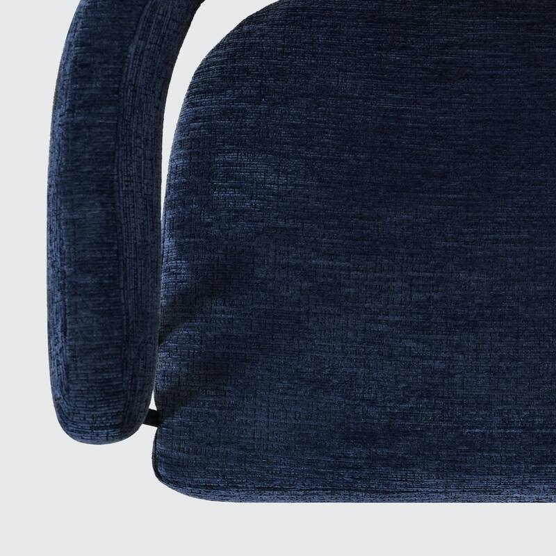 25" Seat Height Upholstered Chenille Gold Matel Counter Stool