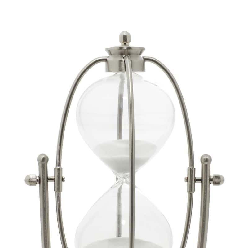 Glass Timer - Silver - Roche River Decor