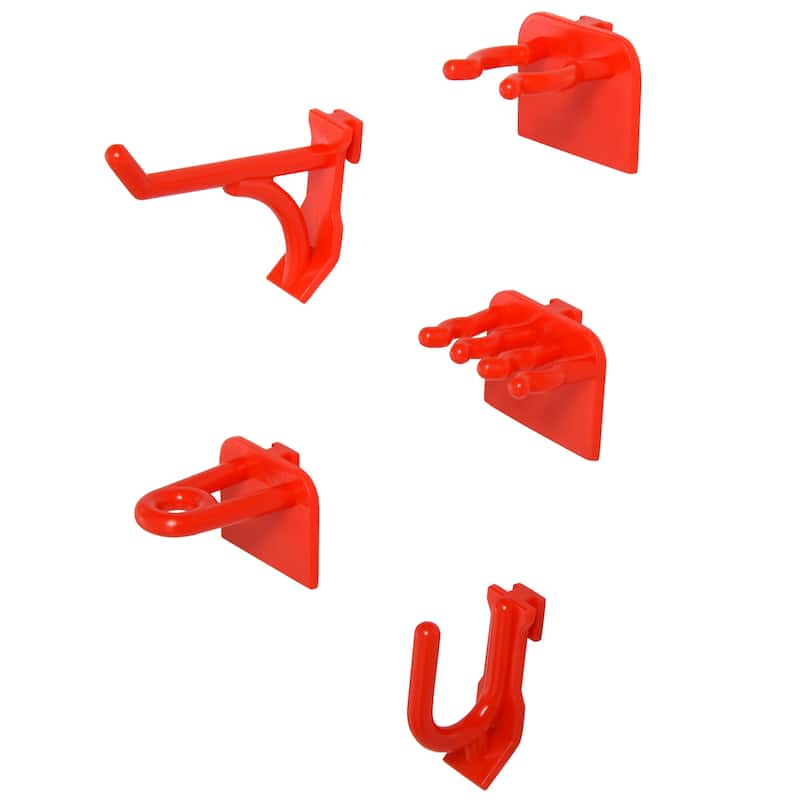DURHAND 54 Piece Wall Mount Pegboard and Shelf Tool Organizer