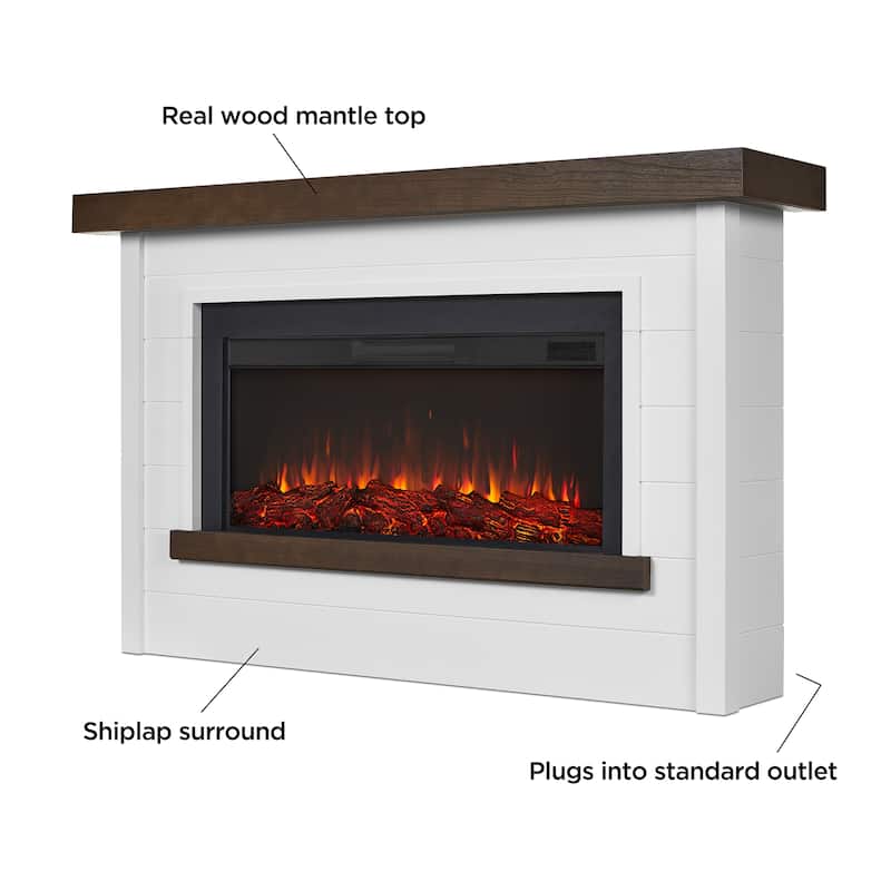 Bernice Landscape Electric Fireplace by Real Flame