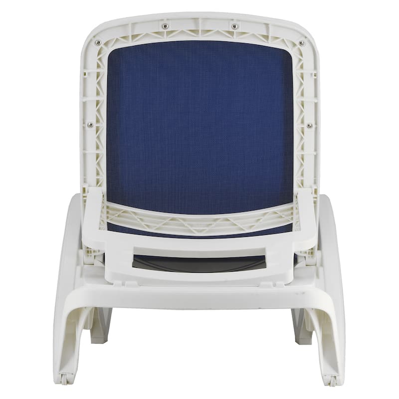 Plymouth Collection All Weather Sling Chaise Lounge Pair - 77 inches
