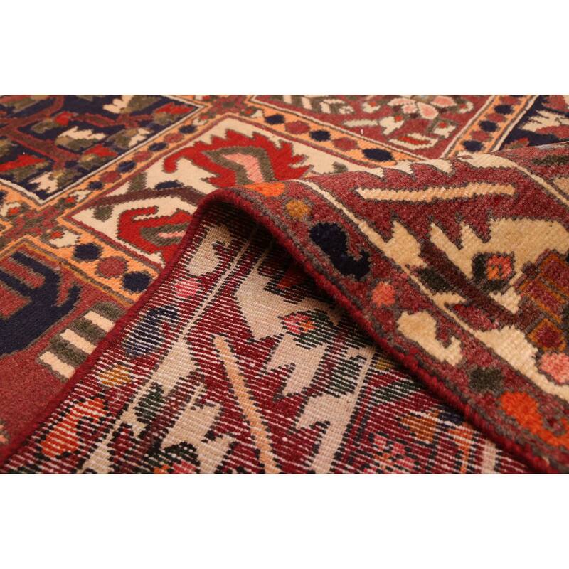 ECARPETGALLERY Hand-knotted Kayseri Vintage Red Wool Rug - 5'3 x 9'4