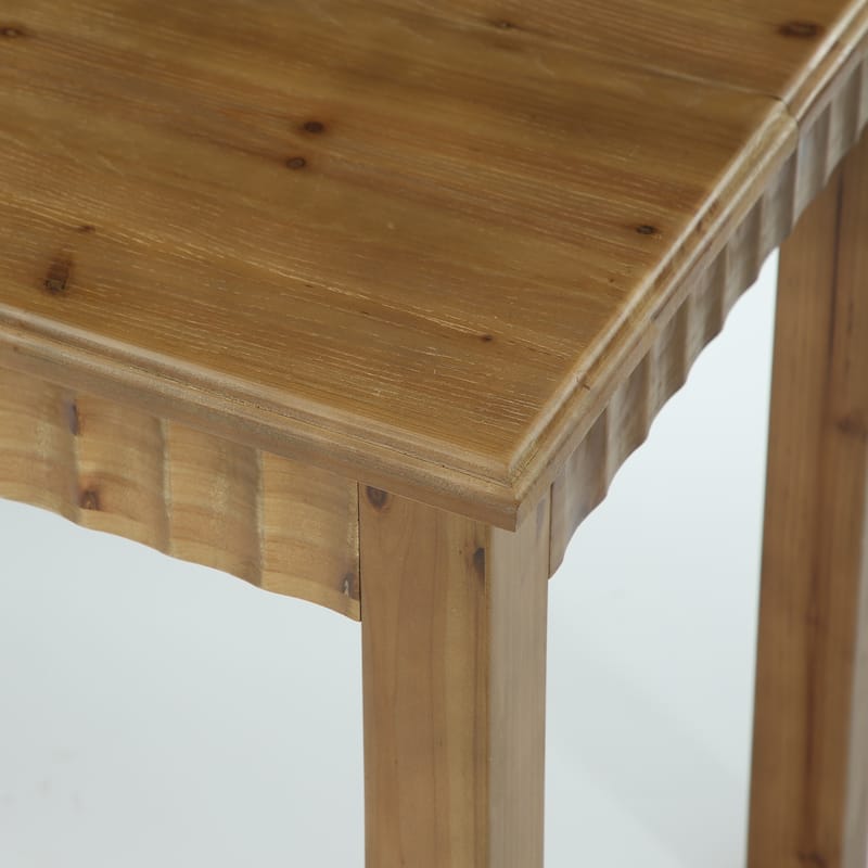 63-Inch Rectangular Solid Wood Dining Table for 4-6People - 62.99" L x 31.5" W x 29.53" H