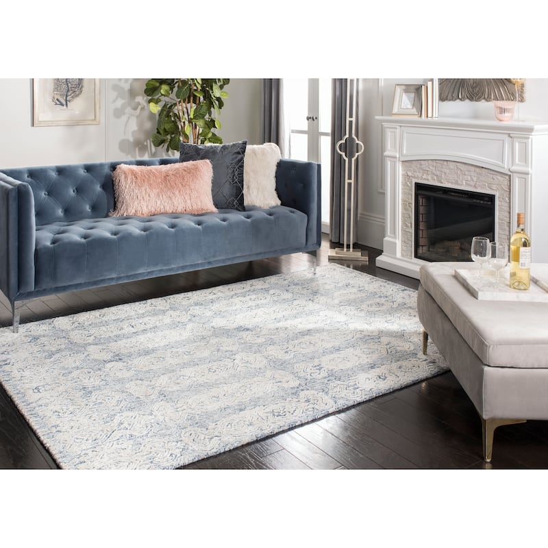 SAFAVIEH Handmade Glamour Mehrangiz Modern Viscose Rug