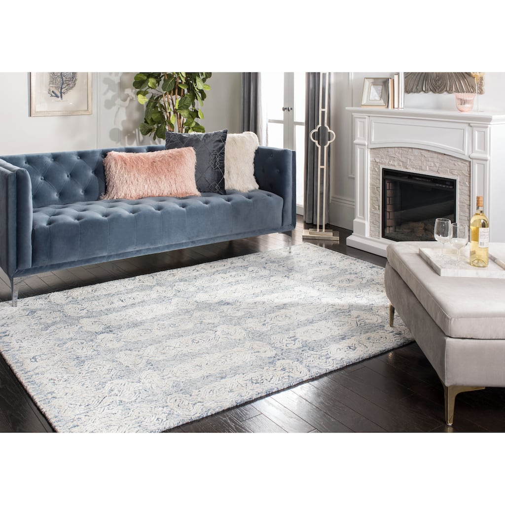 SAFAVIEH Handmade Glamour Mehrangiz Modern Viscose Rug