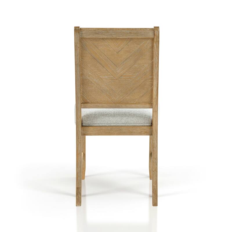 Furniture of America Virex Rustic 7-Piece Solid Wood Extendable Dining Table Set