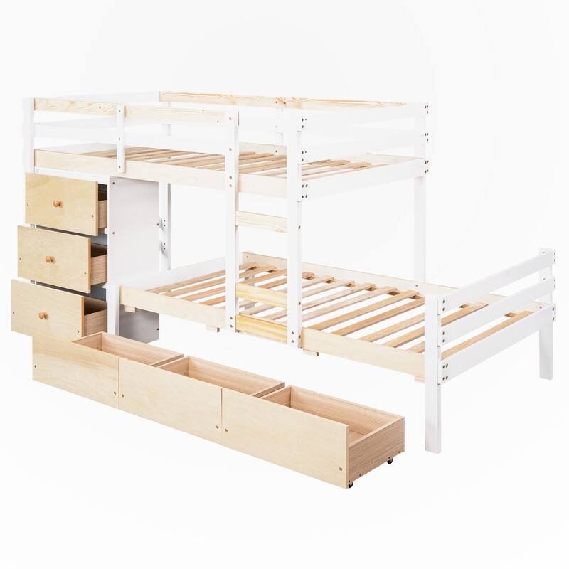 Twin over Twin Loft Bunk Bed