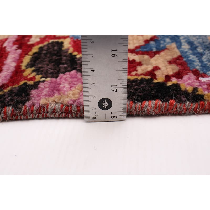 ECARPETGALLERY Hand-knotted Mystique Red Wool Rug - 5'11 x 8'10