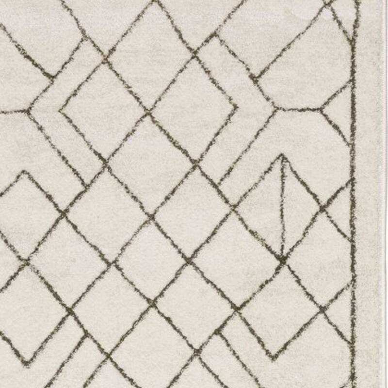 HomeRootsGeometric Modern Rectangle Area Rug